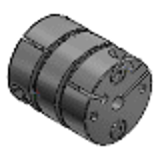 SCXW - Kupplungen - hohe Positioniergenauigkeit, mit Nabenklemmung/für Servomotor - Doppelscheibe
