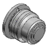 BCHPT - 带柱塞功能钢珠滚轮(外螺纹型)