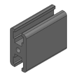 LCFD8-2040 - Economy 20 series door profile groove width 8mm