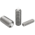 03058 - Spring plungers with hexagon socket and POM thrust pin, stainless steel