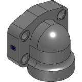 PAFS-90S EO - SAE 90° 4 bolt flange (socket weld)