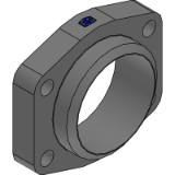 PAFS-B EO - SAE Straight 4 bolt flange (butt weld)