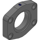 PAFSF-S EO - SAE Straight 4 bolt flange flat (socket weld)