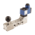 SS14520C#15L - Solenoid valves 5/2 with self-locking manual reset inverted