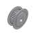 TPL_S3M,TPKL_S3M,TPBL_S3M,TPNL_S3M - Keyless  Timing Pulleys - S3M Type