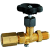 Pressure gauge valves, male - female/female, DIN 16270, Type A