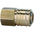 Quick disconnect couplings DN 7.2, both sides sealing, brass, female