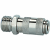 Quick disconnect couplings DN 2.7, nickel-plated brass, male
