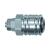 Quick disconnect couplings DN 7.2, nickel-plated brass, with hose connector, with swivel nut