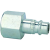 Plugs for couplings DN 7.2 - DN 7.8, hardened and galvanised steel, female