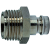 Push-in plugs DN 9, without shut-off valve, male threaded