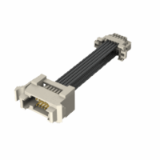 T1PD Series - T1PD Series - 1.00 mm Micro Mate Double Row Panel Mount Discrete Wire Cable Assembly, Terminal