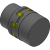 Torsional flexible couplings SG-M with solid hub