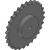 06B-1 (9,525 x 5,72 mm) - Kettenräder mit ind. gehärteter Verzahnung (45 ÷ 55 HRC) (DIN 8187 - ISO/R 606)