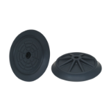 Flat Suction Cups SHF - Spare Parts for SHFN - SHF 85 NK-45 N041