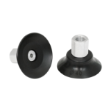 Flat Suction Cups PFYN - PFYN 40 NBR-55 G1/8-IG