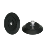 Flat Suction Cups PFYN - PFYN 95 NBR-55 G1/4-IG