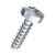 ISO 7049 F-H (DIN 7981 F) - FN 424 - verzinkt blau - Cross recessed pan head tapping screws