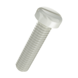 DIN 85 - FN 320 - Polyamid 6.6, weiss - Slotted pan head screws, Product grade A
