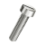 DIN 84 - FN 325 - Messing, vernickelt - Slotted cheese head screws, accordingin to ISO 1207