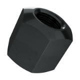 DIN 6330 B - FN 2105 - 10, schwarz - Hexagon nuts, 1.5d high