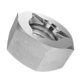 DIN 980 V (ISO 7042) - FN 8260 - rostfrei A2 - Prevailing torque type hexagon nuts, all metal nuts, form V