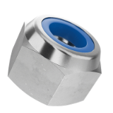 DIN 985 (ISO 10511) - FN 188 - rostfrei A4 - Prevailing torque type hexagon nuts with non-metallic, low type