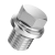 DIN 910 - FN 879 - rostfrei A4 - Hexagon head screws plugs, heavy style, cylindrical thread