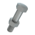 DIN 7990 - FN 1918 - 5.6, feuerverzinkt - Hexagon bolts without nut for steel structures