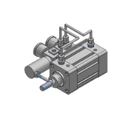 CP95P - ISO Cylinder/Standard: Double Acting with Positioner ISO 6431 / related VDMA 24562