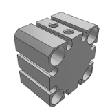 CQSX/CDQSX - Low Speed Cylinder Double Acting,Single Rod