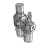 【Discontinued Product】: AC10A-60A - Filter Regulator + Lubricator :This product has been discontinued.