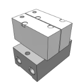 SS3YJA7_40 - 底板配管型/集装阀:底面配管型