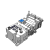 JJ5SY3-10S6-EX600-M - Plug-in Connector Connecting Assembly:Series EX600/Vacuum Unit ZK2 Combination