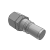 KK P N - Plug/Nut fitting type (for fiber reinforced urethane hose)