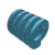 LAWU - 弹簧/氮气弹簧-超压缩量弹簧-浅蓝色