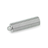 05000701000 - Spring loaded stainless steel thrust piece, with sealed pin