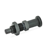 05000709000 - Steel detent bolt, with long operating knob