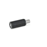 05000749000 - Steel spring bolt/plastic knob, bolt without internal thread