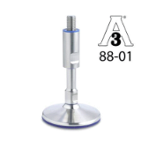 05000780000 - Stainless steel base without mounting holes, Hygienic Design