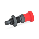 05000848000 - Steel latch bolt with red knob