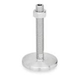 05000946000 - Stainless steel base with hexagon socket at the top and wrench flat at the bottom