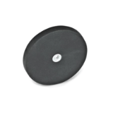 05001048000 - Holding magnet with internal thread and rubber coating