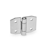 05001081001 - Stainless steel sheet hinge, pointed cut