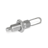 05001124000 - Stainless steel detent pin with drawbar eye, without detent lock