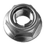 N002120A - E-Lock Nut with flange (Small) (Stainless)
