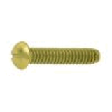 00010125 - Brass(-)Round head machine screw(Whitworth)