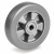 62ESDCC - ESD 'TR Roll' polyurethane wheels, electrical resistance <10^9 Ohm, aluminium centre