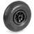 82RCB - Pneumatic wheels, rib profile, polypropylene centre, plain bore