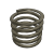 AH - Round wire spring (maximum compression 30%)